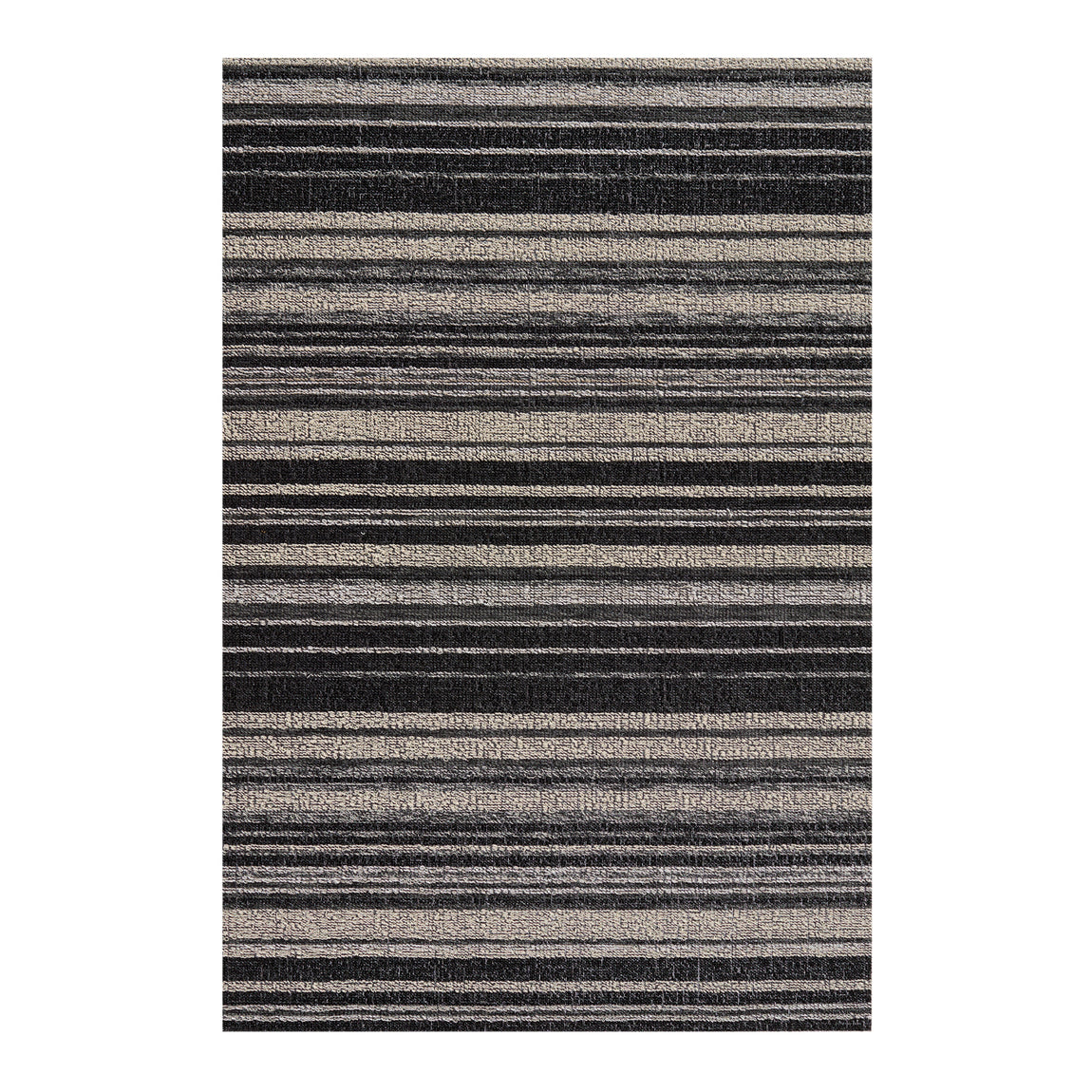Echo Stripe Shag Mat - Shadow View 1