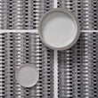 Detail image of Chilewich woven material showcasing texture, color, and pattern of the terrastrand yarn weave.