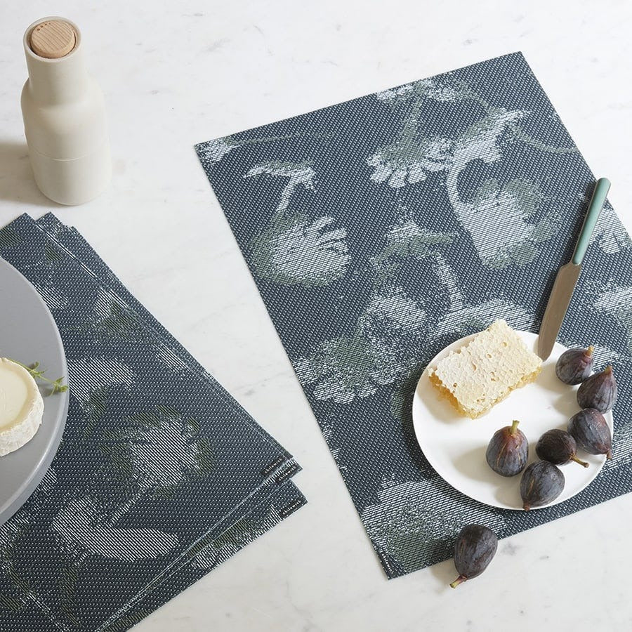 Detail image of Chilewich woven material showcasing texture, color, and pattern of the terrastrand yarn weave.