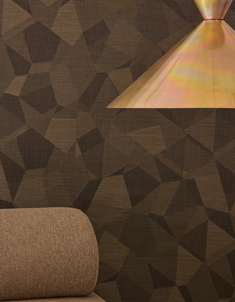 Detail image of Chilewich woven material showcasing texture, color, and pattern of the terrastrand yarn weave.