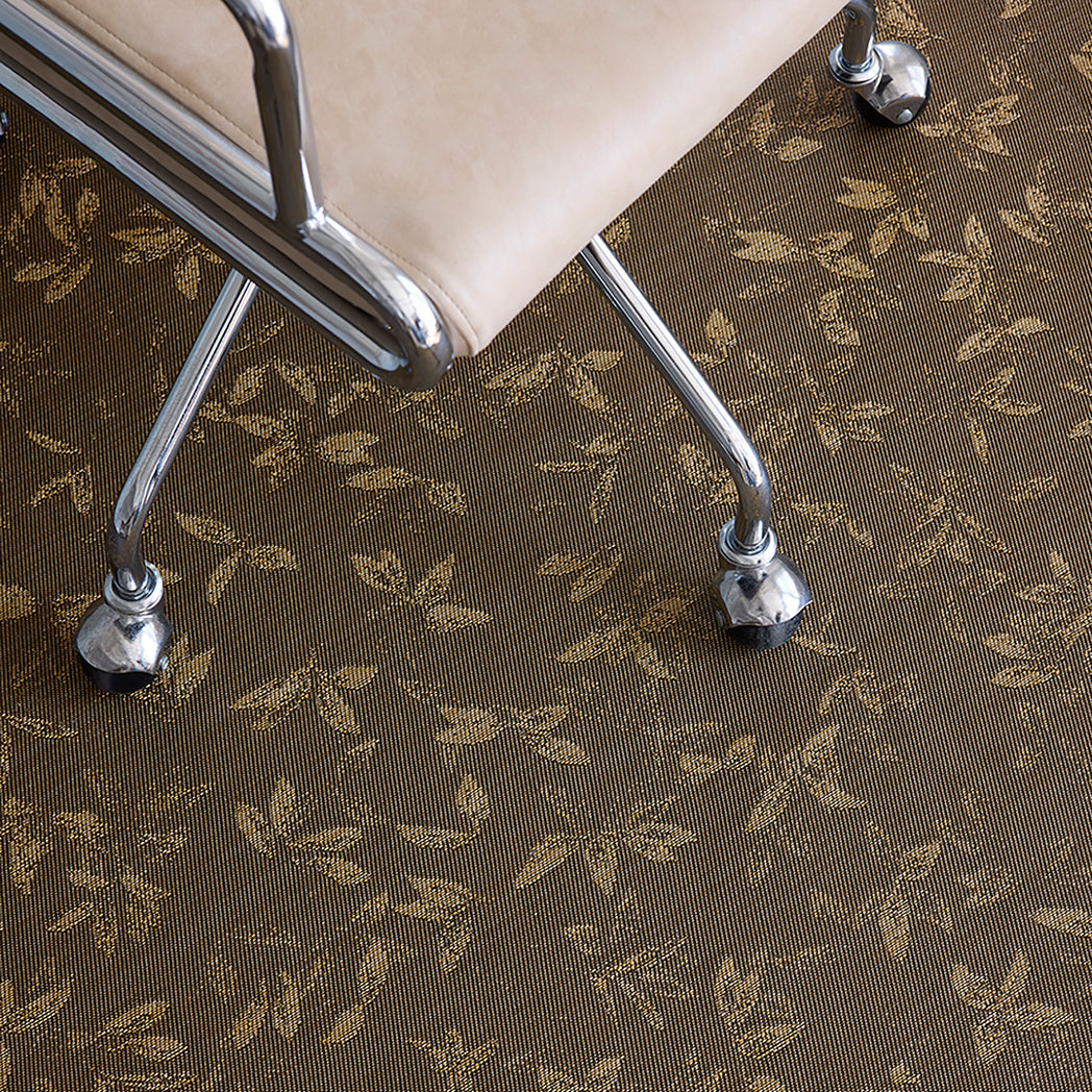 Detail image of Chilewich woven material showcasing texture, color, and pattern of the terrastrand yarn weave.