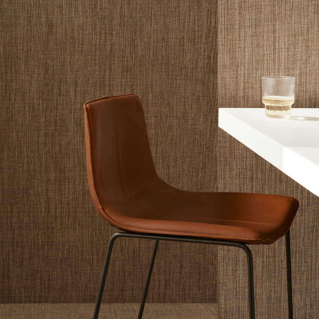 Detail image of Chilewich woven material showcasing texture, color, and pattern of the terrastrand yarn weave.
