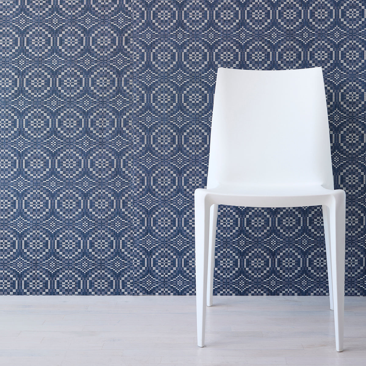 Detail image of Chilewich woven material showcasing texture, color, and pattern of the terrastrand yarn weave.