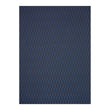 Sapphire Woven Floor Mat in Dark Navy Blue