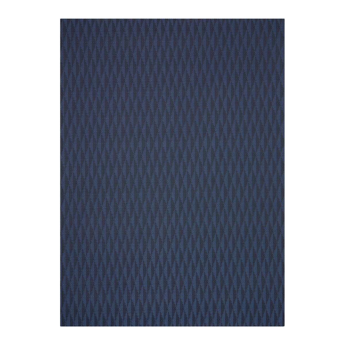 Sapphire Woven Floor Mat in Dark Navy Blue