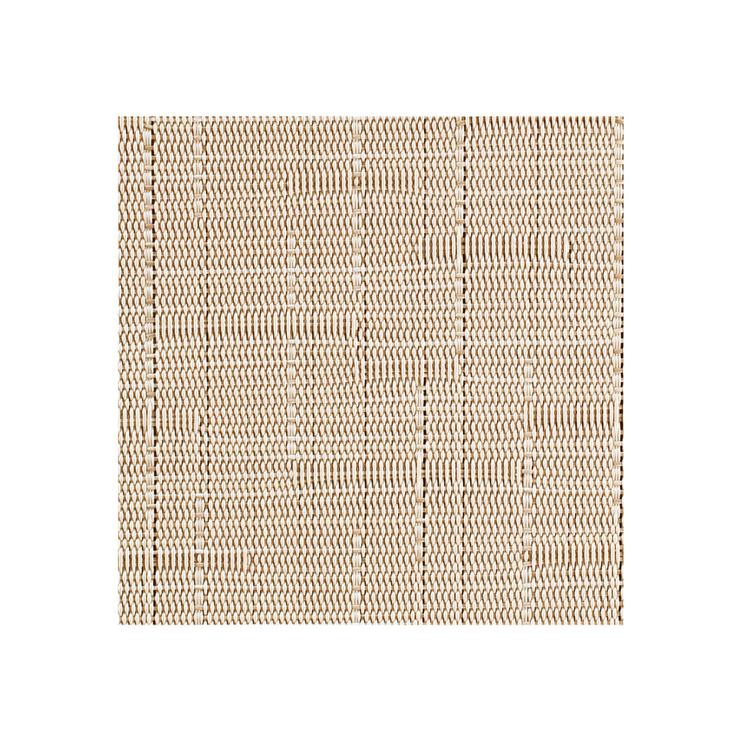 Detail image of Chilewich woven material showcasing texture, color, and pattern of the terrastrand yarn weave.