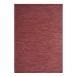 Rectangle Woven Floor Mat in Dark Red
