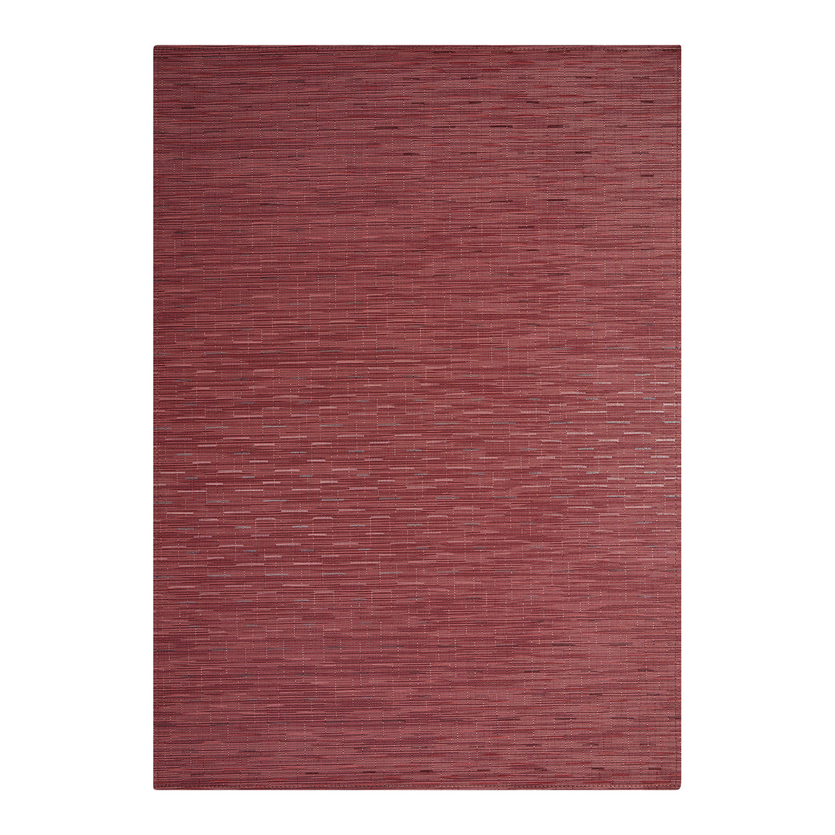 Rectangle Woven Floor Mat in Dark Red