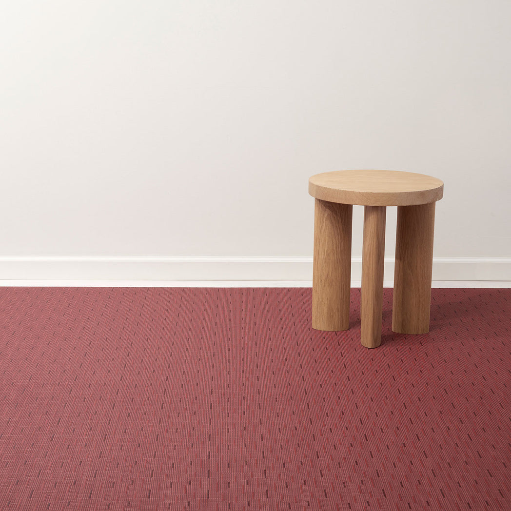 Bamboo Rugs - Cranberry With Prop