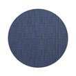 Round Placemats in Midtone Navy Blue