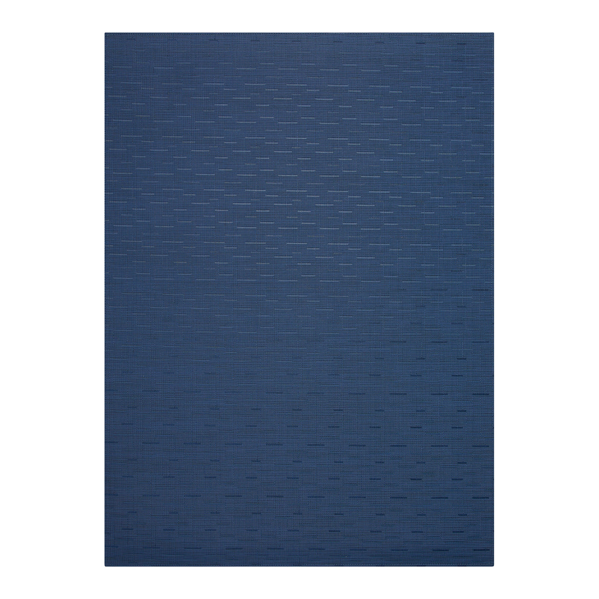 Rectangle Woven Floor Mat in Midtone Navy Blue