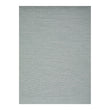 Rectangle Woven Floor Mat in Light Blue Green