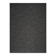 Rectangle Woven Floor Mat in Dark Warm Grey, Almost Black