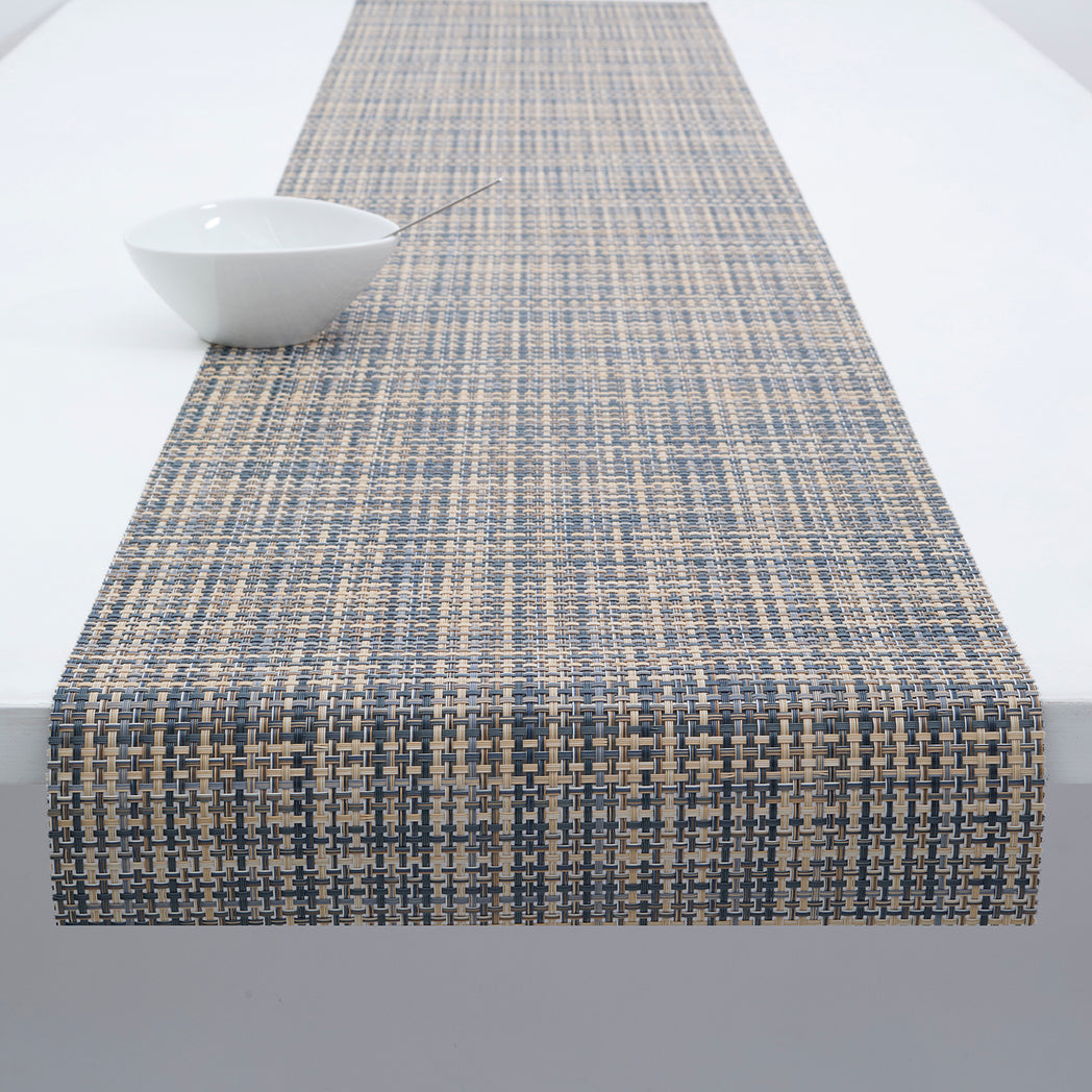 14'' x 72'' Table Runners in Mix of Light Golden Brown, Tan and Muted Navy