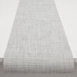 14'' x 72'' Table Runners in Light Cool Silver with White