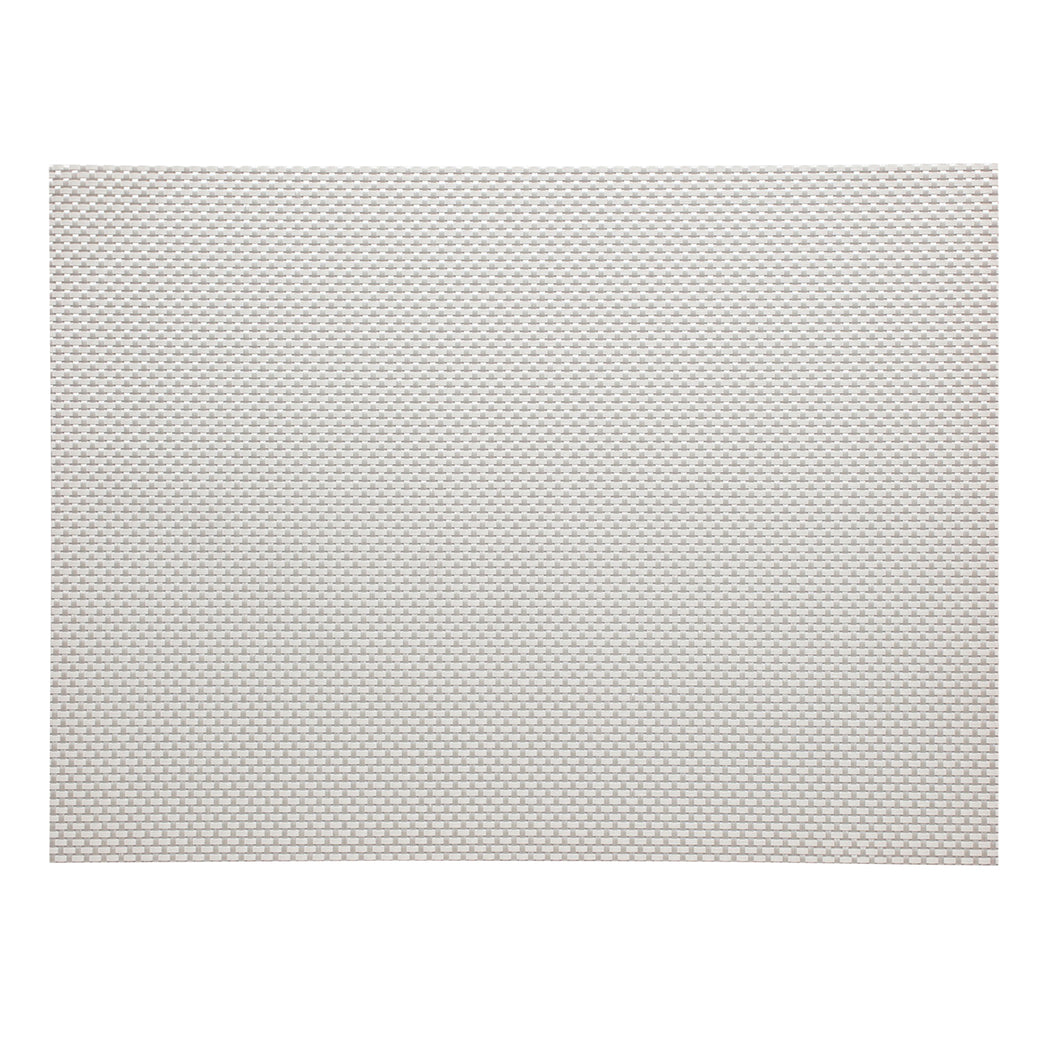 Rectangle Placemats in Metallic White