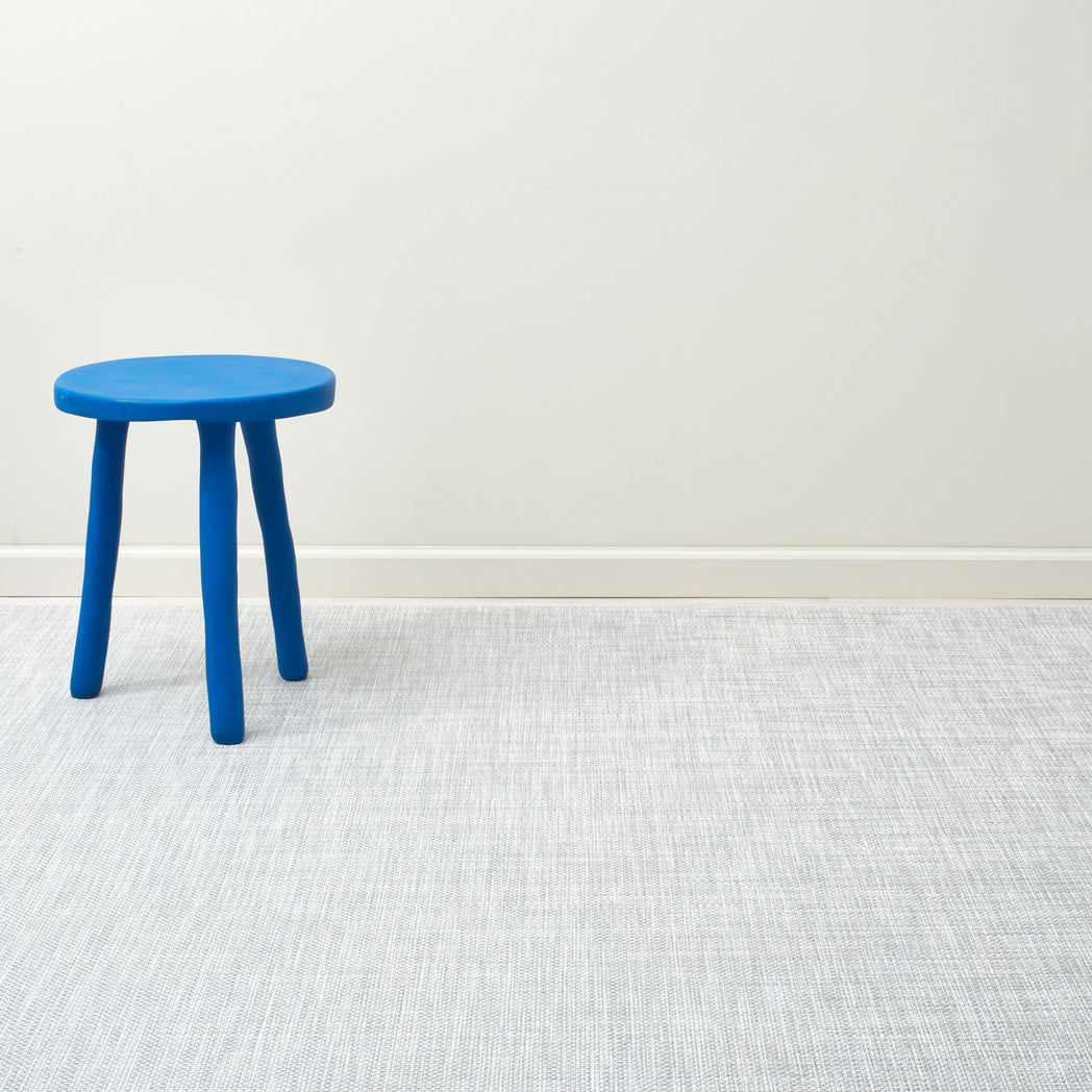 Basketweave Rugs - White/Silver With Prop