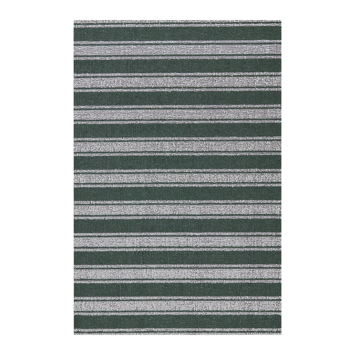 Boardwalk Stripe Shag Mats - Fern View 1