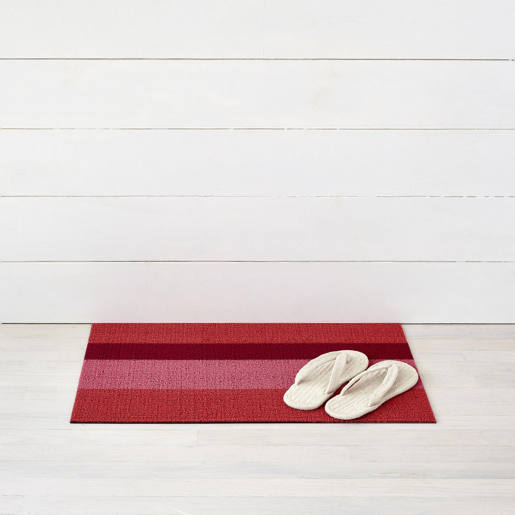 Bold Stripe Shag Mats - Punch Doormat