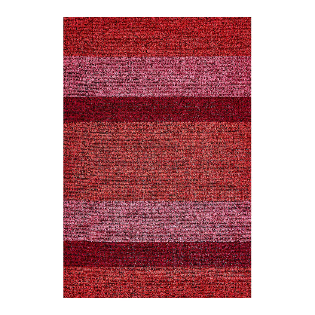 Rectangle Shag Mats in Mix of Warm and Cool Pink Tones1