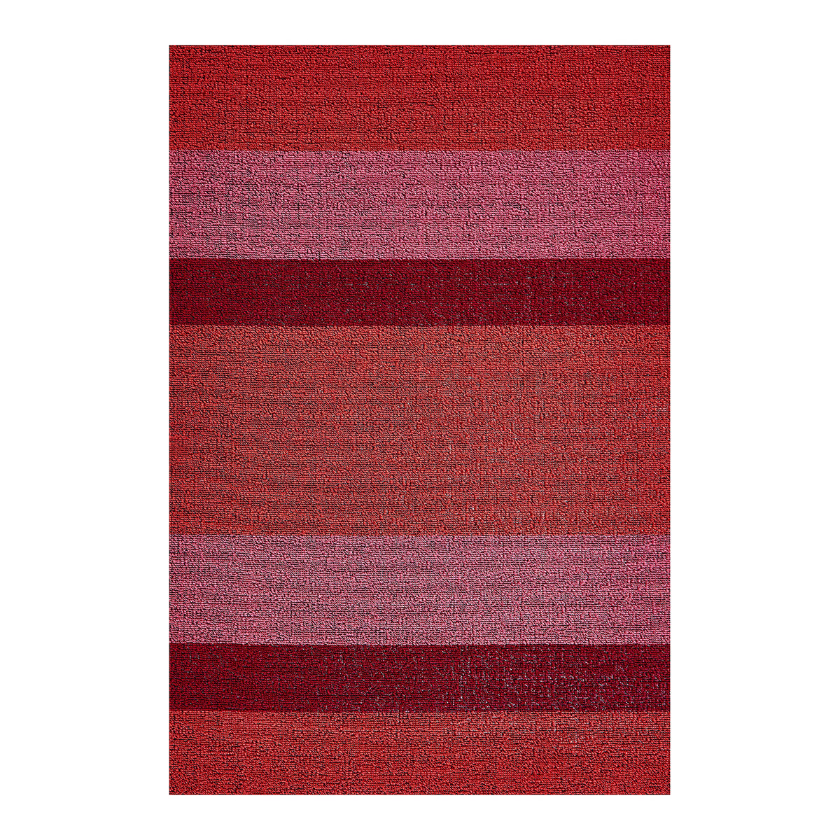 Rectangle Shag Mats in Mix of Warm and Cool Pink Tones1