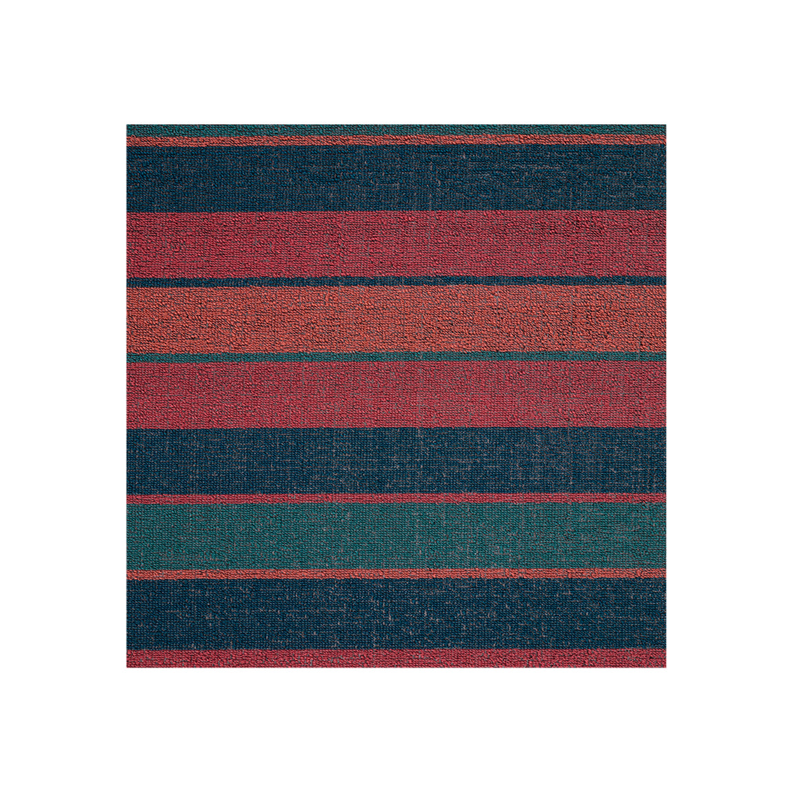 Bolt Stripe Shag Mat Samples - Raspberry View 1