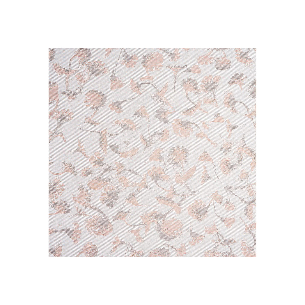 Sesame Woven Floor Mat in Light Neutral Beige Base with Light Orange and Midtone Brown Accents