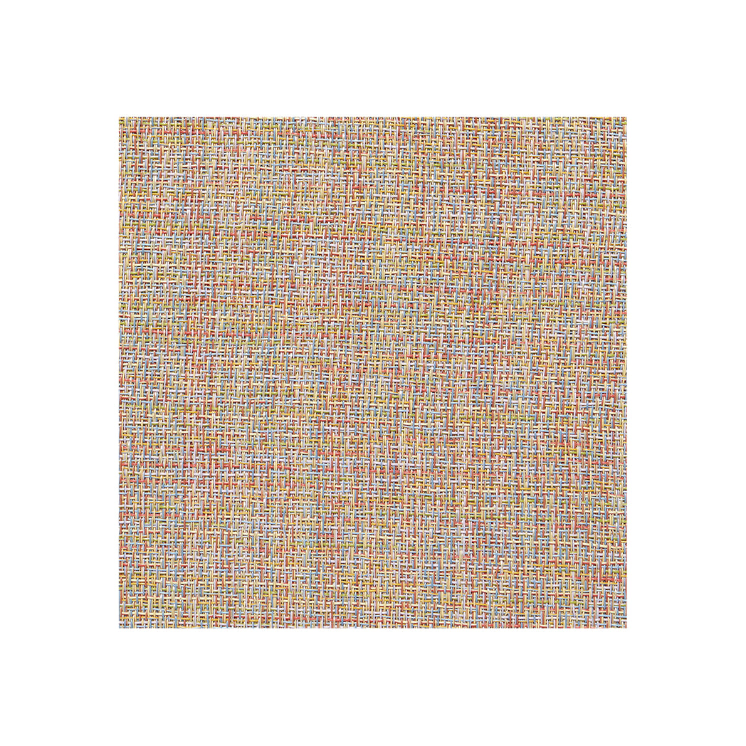 Detail image of Chilewich woven material showcasing texture, color, and pattern of the terrastrand yarn weave.