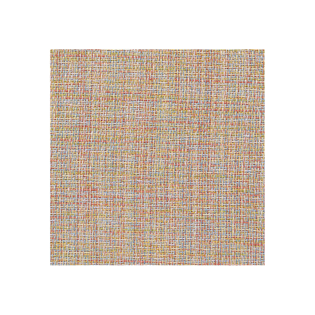 Detail image of Chilewich woven material showcasing texture, color, and pattern of the terrastrand yarn weave.