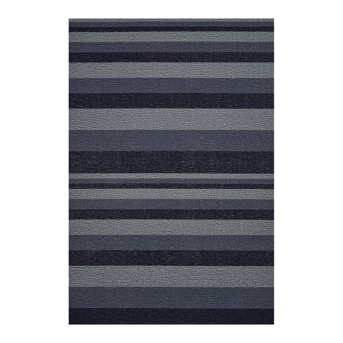Rectangle Shag Mats in Mix of Blue and Navy Tones