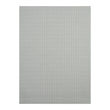 Abalone Woven Floor Mat in Muted Light Blue Green with White