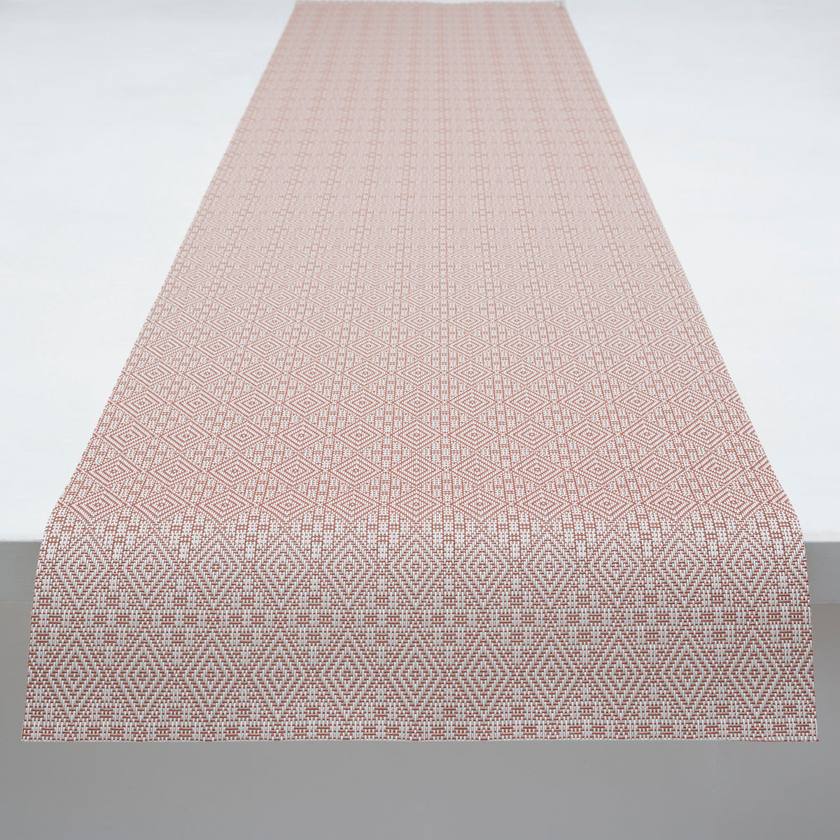 Boxwood Table Runners - Burnt Coral With Prop