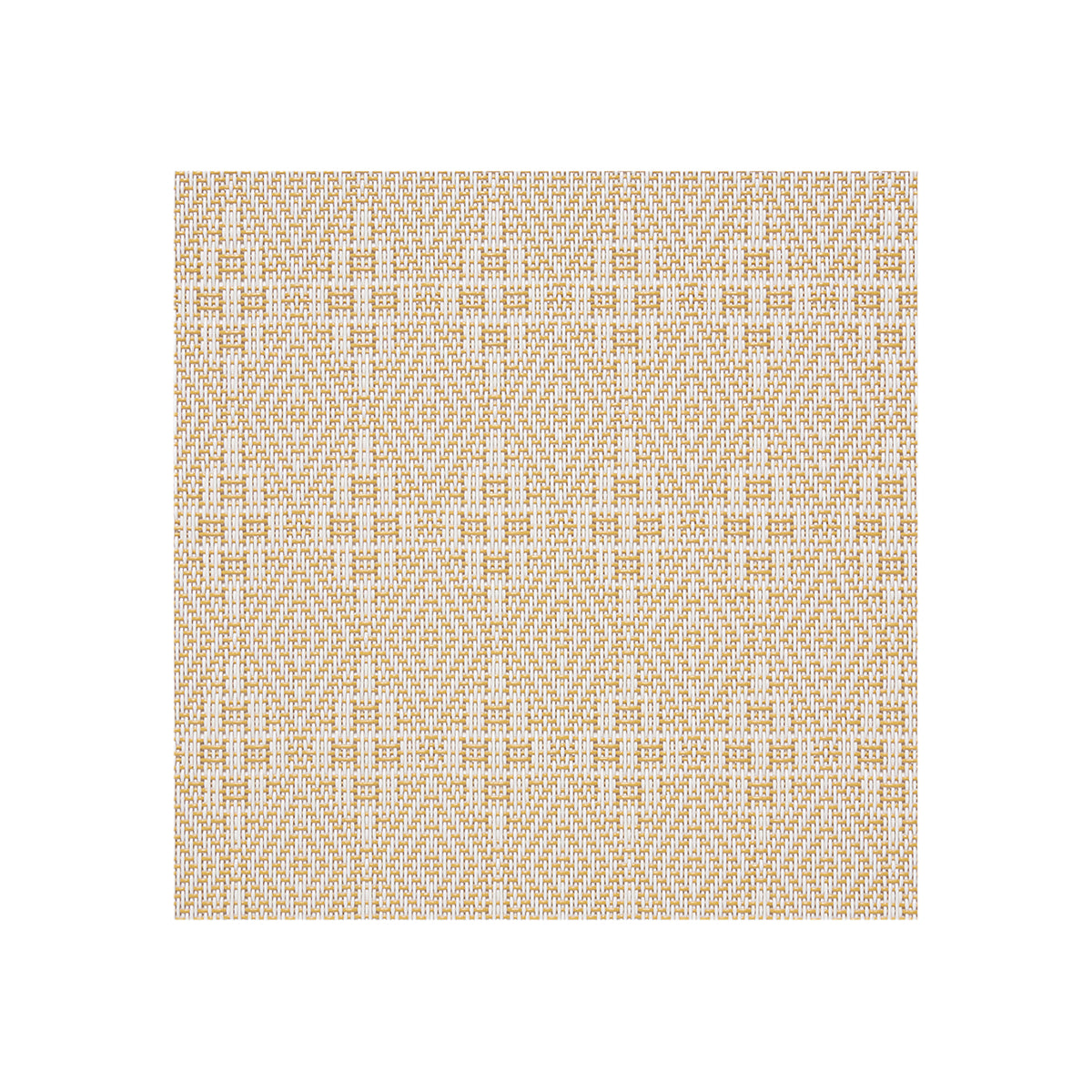 Detail image of Chilewich woven material showcasing texture, color, and pattern of the terrastrand yarn weave.