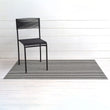Breton Stripe Shag Mats - Tuxedo Big Mat