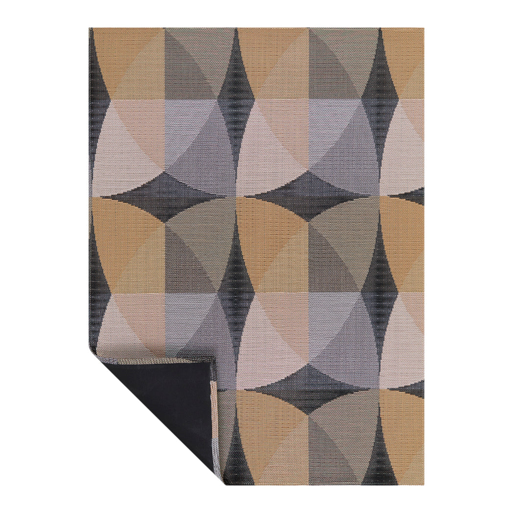 Detail image of Chilewich woven material showcasing texture, color, and pattern of the terrastrand yarn weave.