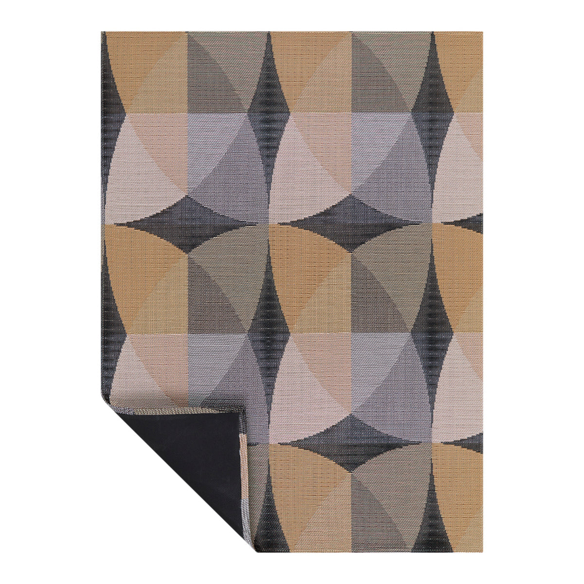 Detail image of Chilewich woven material showcasing texture, color, and pattern of the terrastrand yarn weave.