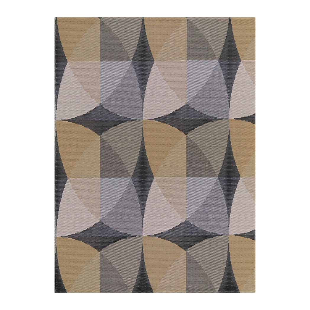 Detail image of Chilewich woven material showcasing texture, color, and pattern of the terrastrand yarn weave.