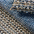 Chilewich woven floor mat in neutral woven terrastrand yarn, durable and stylish for modern living spaces.