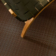 Chilewich woven floor mat in neutral woven terrastrand yarn, durable and stylish for modern living spaces.
