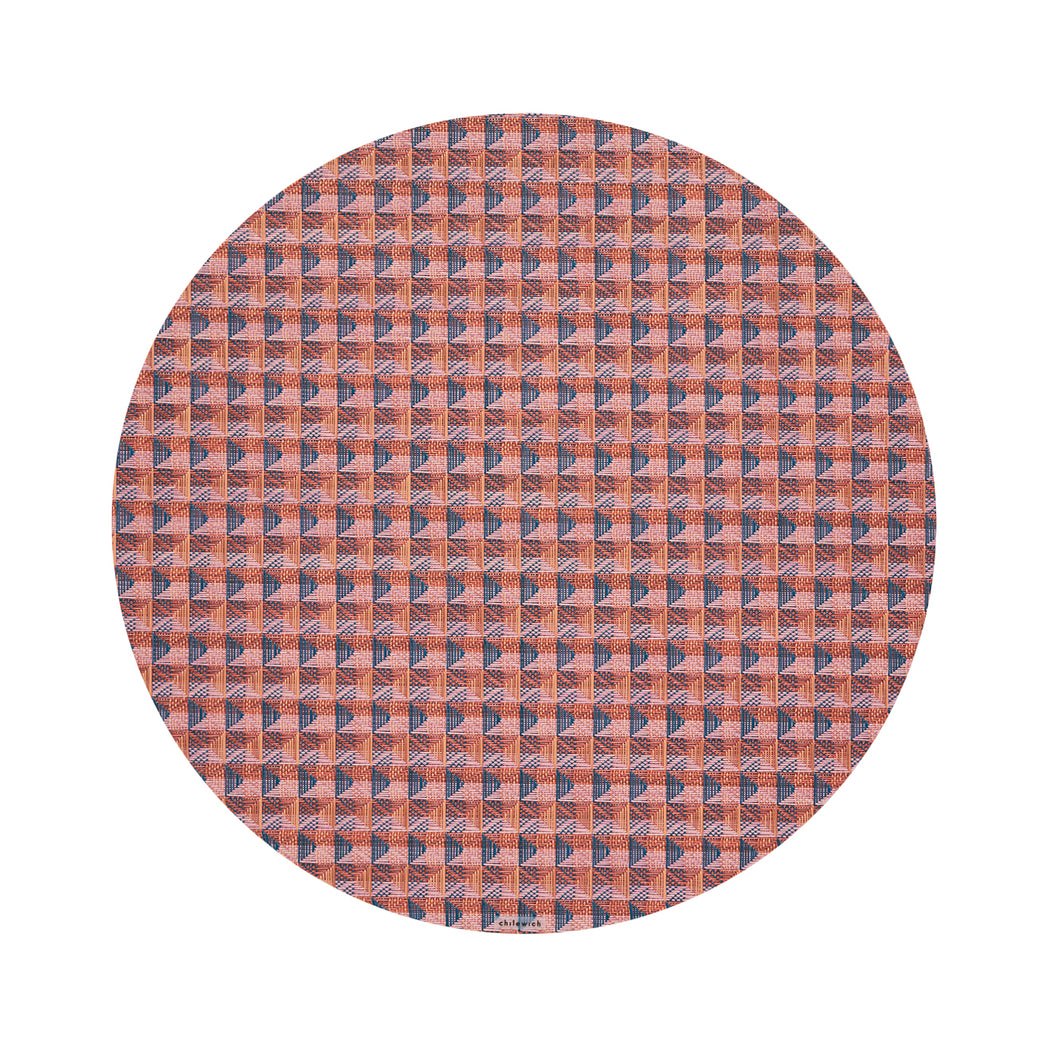 Chilewich woven placemat with subtle texture and contemporary design, ideal for dining and tabletop decor.