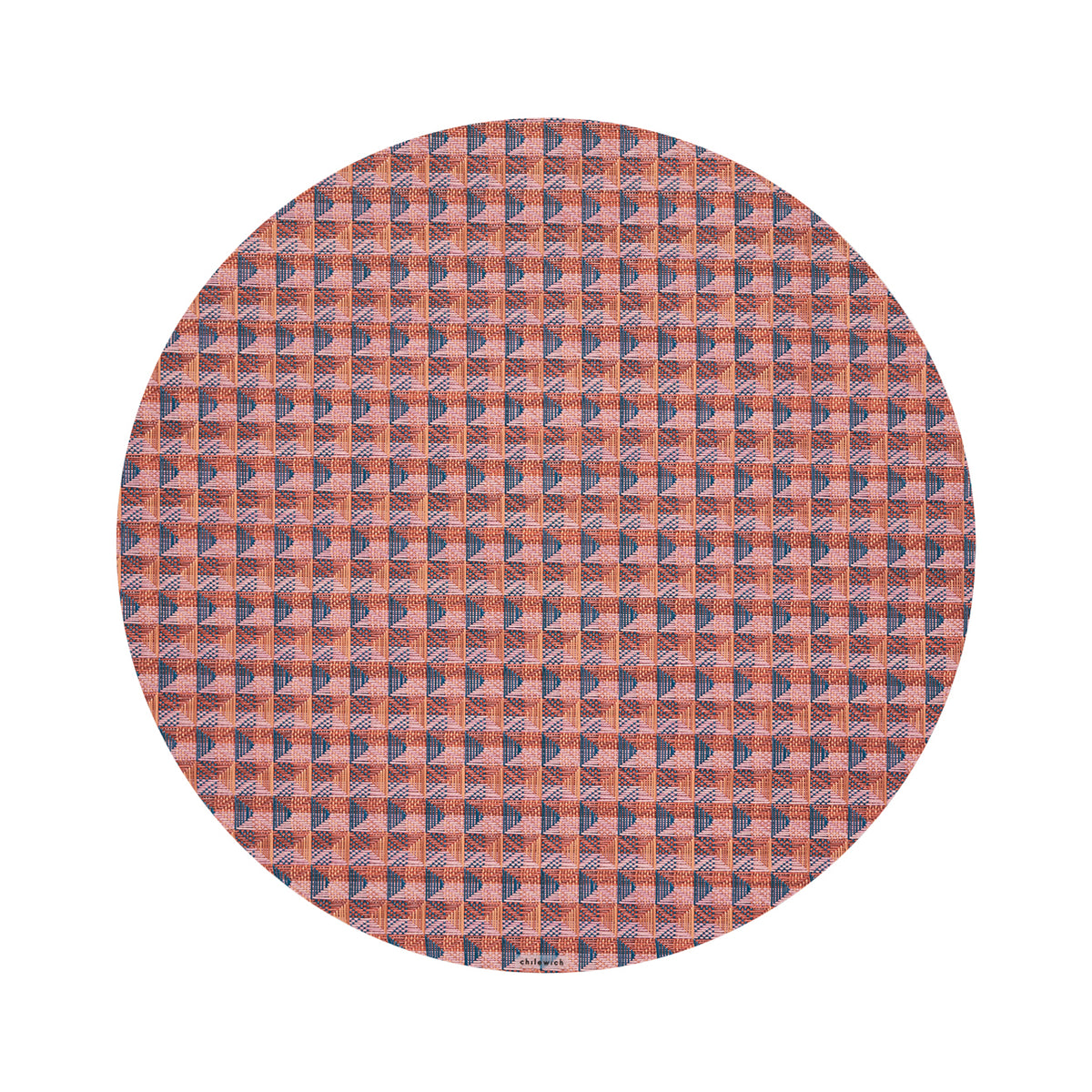 Chilewich woven placemat with subtle texture and contemporary design, ideal for dining and tabletop decor.