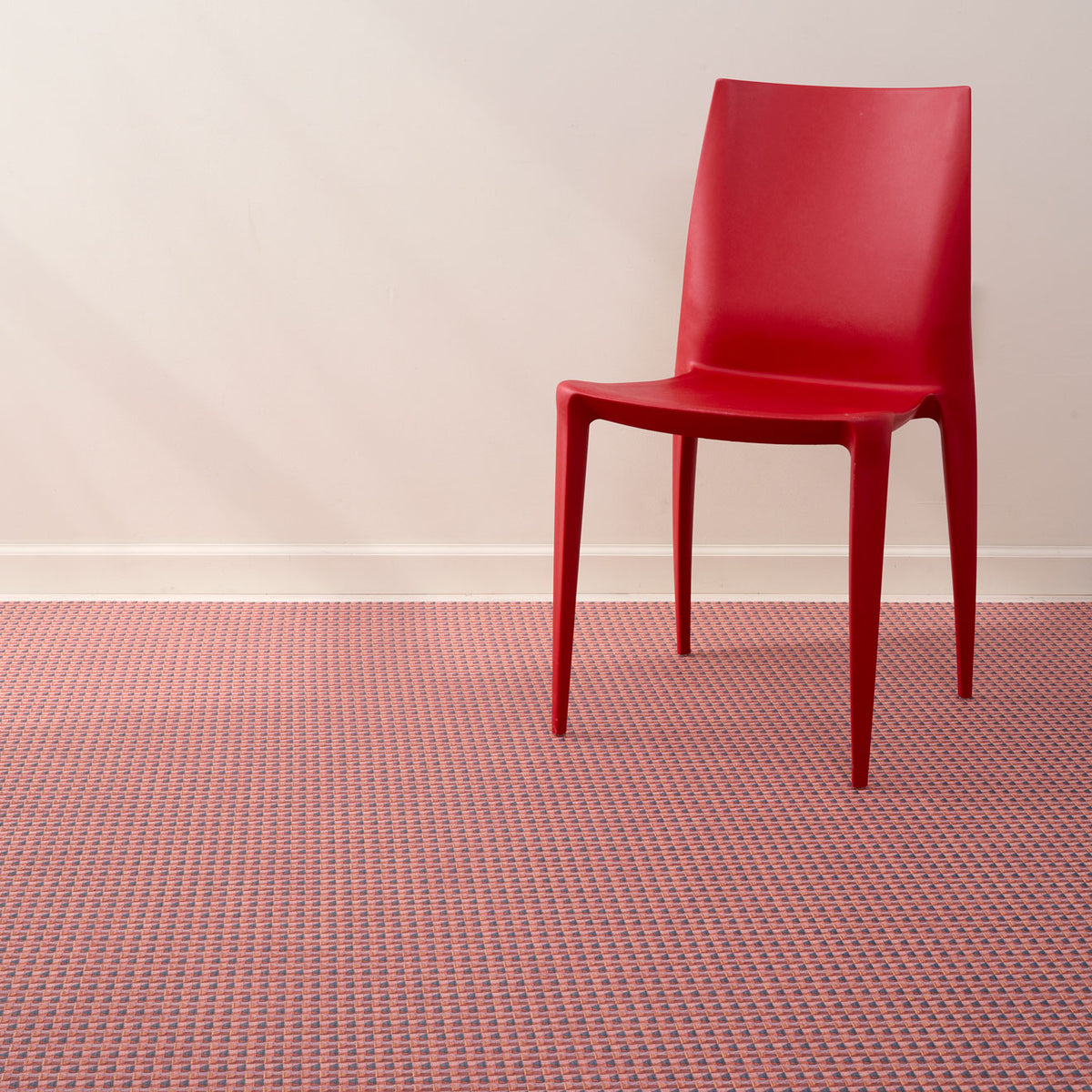 Detail image of Chilewich woven material showcasing texture, color, and pattern of the terrastrand yarn weave.