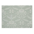 Rectangle Placemats in Muted Light Blue Green Base with White Accents