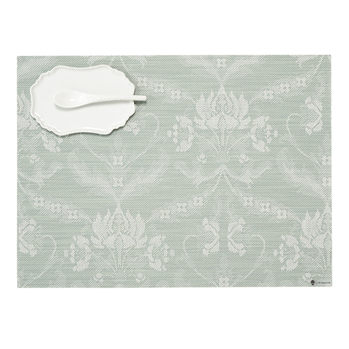 Damask Placemats - Abalone With Prop