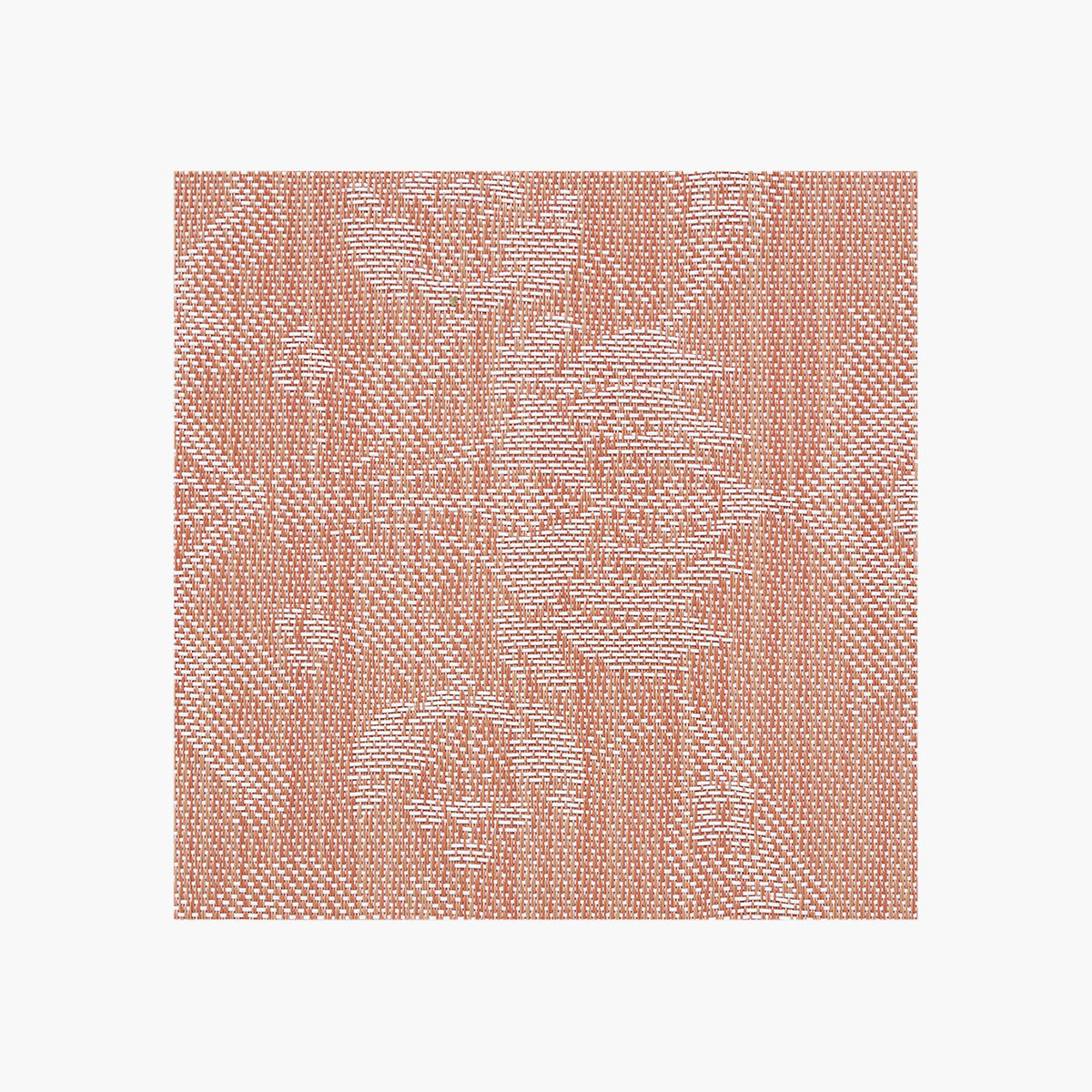 Detail image of Chilewich woven material showcasing texture, color, and pattern of the terrastrand yarn weave.