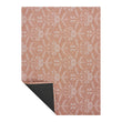 Damask Rugs - Burnt Coral Corner