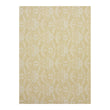 Wheat Woven Floor Mat in Mustard with White