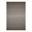 Rectangle Shag Mats in Mix of Cool Brown and White