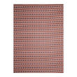 Sorbet Woven Floor Mat in Mix of Midtone Pink, Orange, Pale Pink and Cool Brown