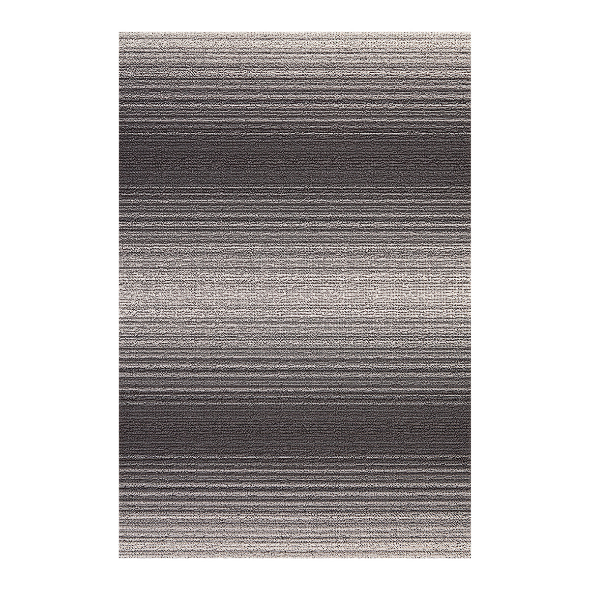 Rectangle Shag Mats in Mix of Cool Grey Tones and White